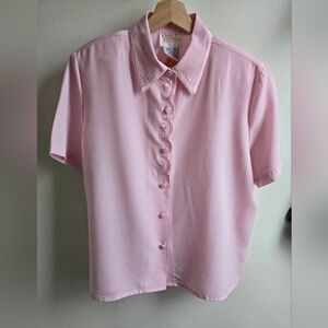 Sears VIP Petites Pink Blouse